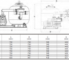 Dimensions of the filtration block CFS-PL-b
